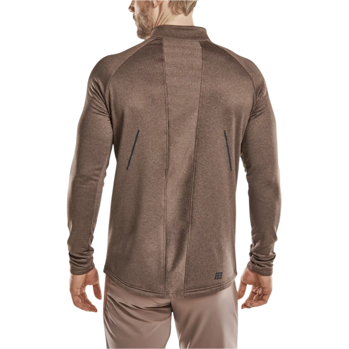 CEP Men's Cold Weather Quarter Zip Brown