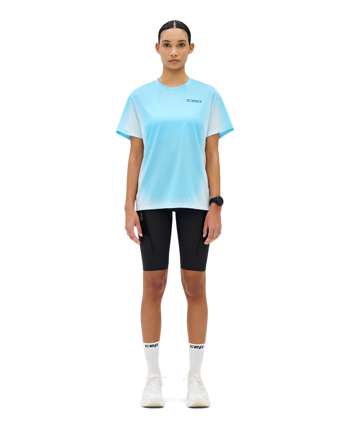 CEP Core Run Shirt. Light Blue.