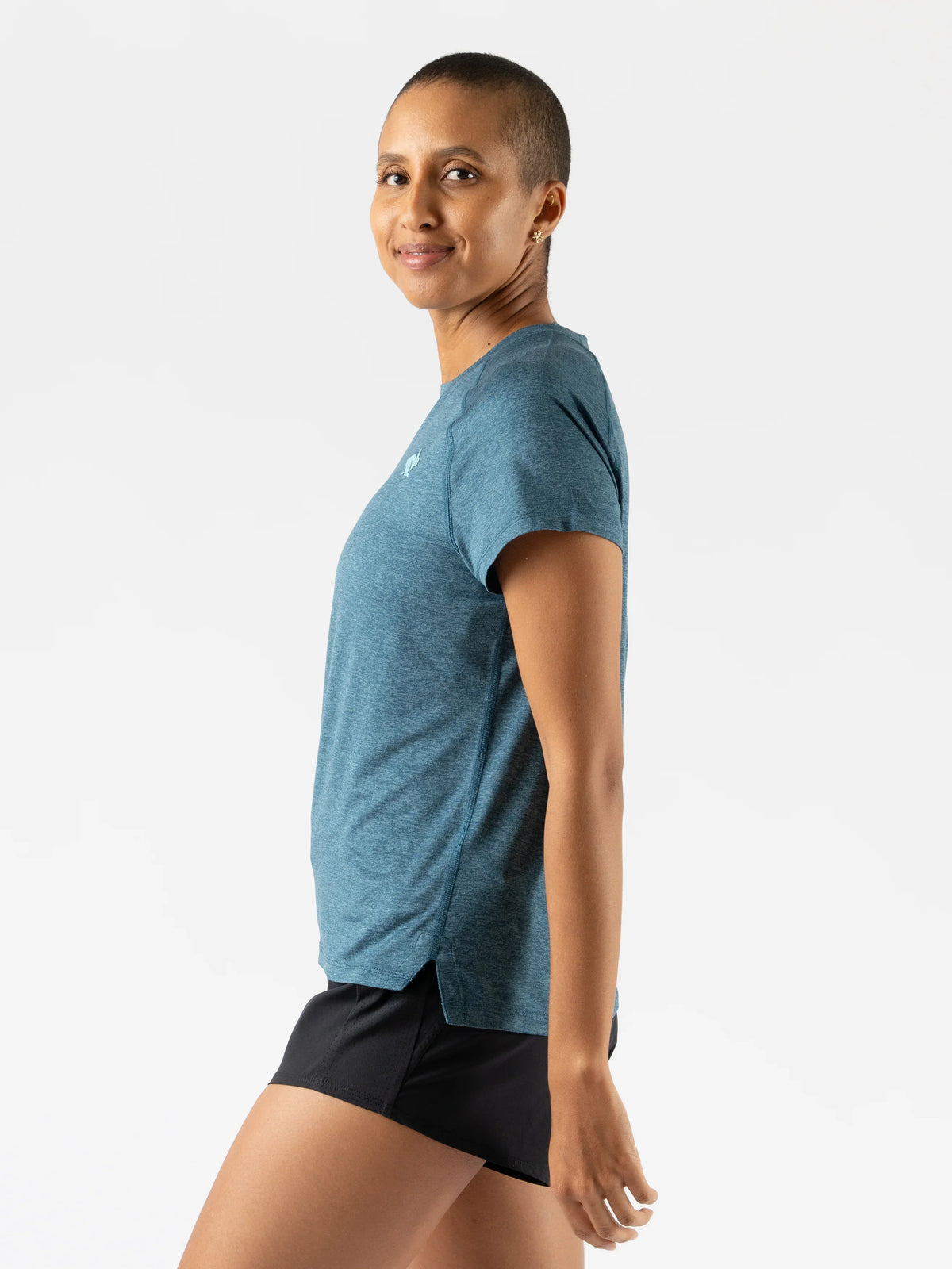 Women's rabbit EZ Tee Short Sleeve in Deep Dive