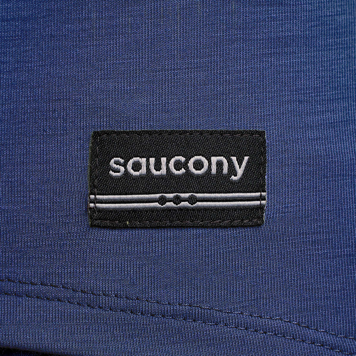 Women's Saucony Triumph Short Sleeve Navy detail