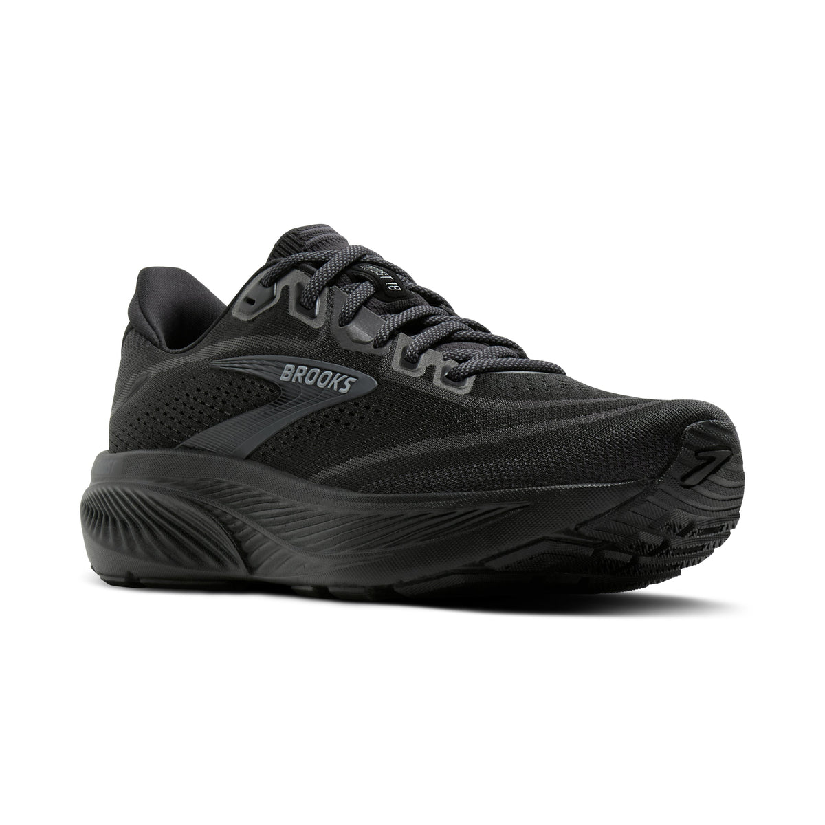 Brooks Ghost 18 black men's running shoe, featured Brooks Ghost family product