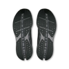Men's On Cloudsurfer Max. Black upper. Black midsole. Bottom view.