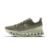 Men's On Running Cloudsurfer Max. Tan upper. Off White midsole. Medial view.