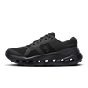 Men's On Running Cloudrunner 3. Black upper. Black midsole. Medial view.