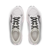 Women's On Running. Cloudmonster 3 Hyper. White upper. White midsole. Top view.