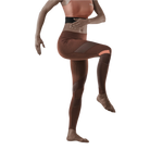 Women's CEP Training Tights. Rose. Lateral view.