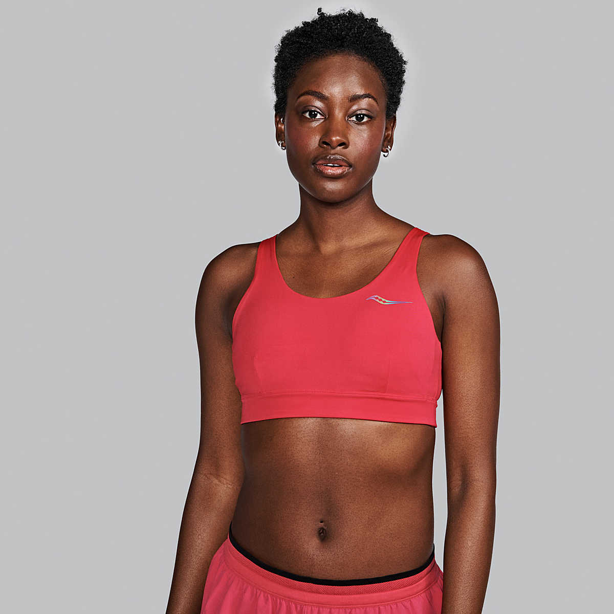 Women's Saucony Kinvara Bra Top. Magenta.