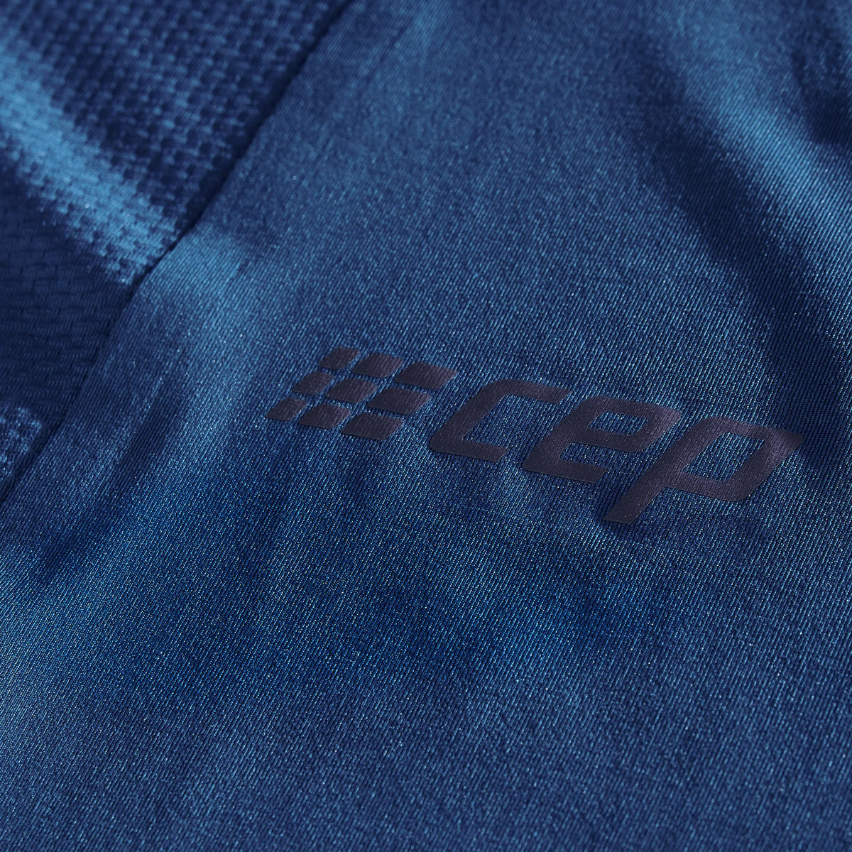 Men's CEP Run Shirt. Blue. Logo.