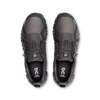 Men's On Cloud 6 WP. Black upper. Black midsole. Top view.