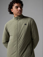 Men's rabbit Warm Up n' Go Jacket. Light Brown.