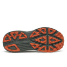 Men's Saucony Guide TR. Brown upper. Green midsole. Bottom view.