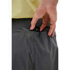 Men's CEP Ultralight Shorts. Grey. Rear view.