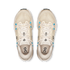 Women's On Clousurfer 2. Cream upper. White midsole. Top view.