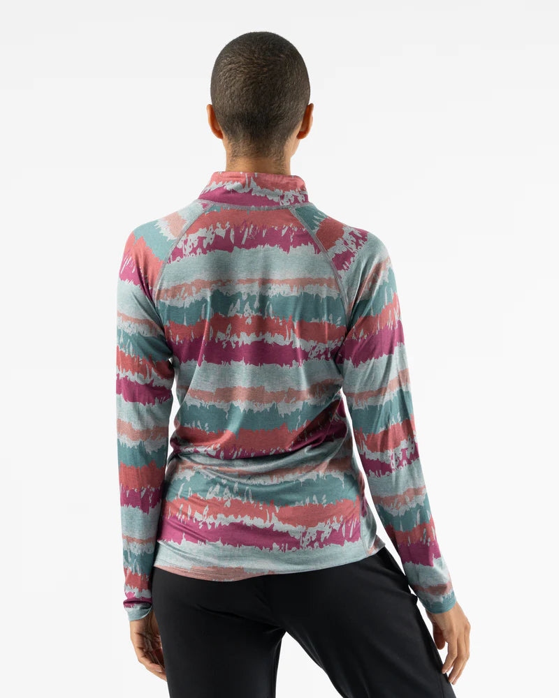 Women's rabbit EZ Zip 2.0. Multicolored pattern. Rear view.