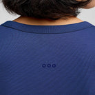 Women's Saucony Triumph Short Sleeve Navy rear view