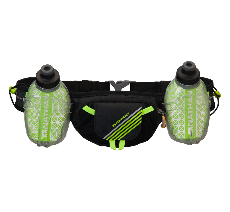 Nathan TrailMix Hydration Belt. Black.