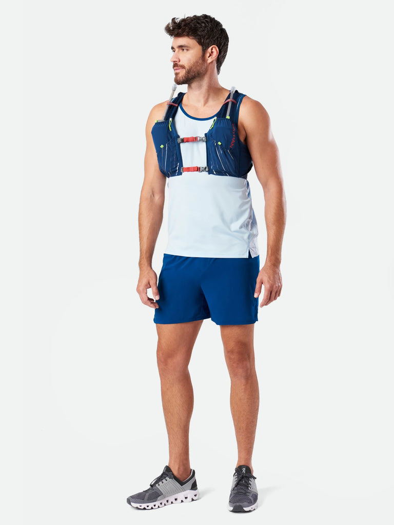 Unisex Nathan Pinnacle 4L Hydration Vest. Blue.