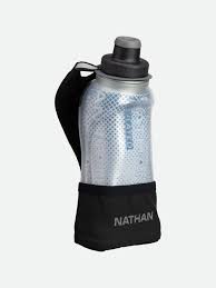 Nathan Insulated water bottle. 12 oz. Black