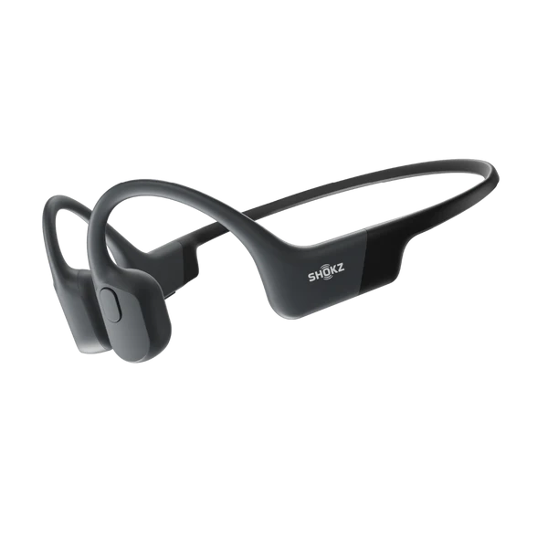 Shokz OpenRun Headphones Black.